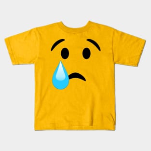 HappyFace estou triste Kids T-Shirt